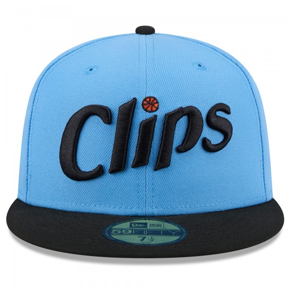 Бейсболка LA Clippers New Era 2024/25 City Edition 59FIFTY - Light Blue