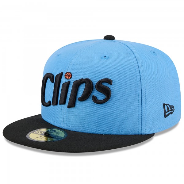 Бейсболка LA Clippers New Era 2024/25 City Edition 59FIFTY - Light Blue
