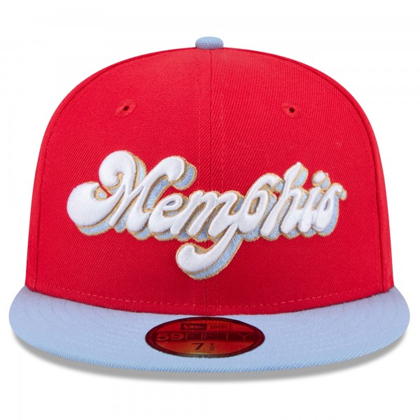 Бейсболка Memphis Grizzlies New Era 2024/25 City Edition 59FIFTY - Red