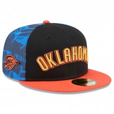 Бейсболка Oklahoma City Thunder New Era 2024/25 City Edition 59FIFTY - Black