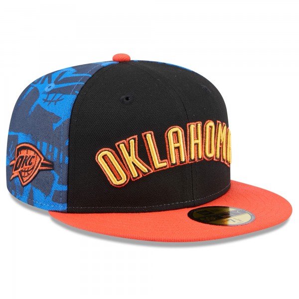 Бейсболка Oklahoma City Thunder New Era 2024/25 City Edition 59FIFTY - Black
