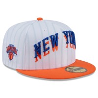 Бейсболка New York Knicks New Era 2024/25 City Edition 59FIFTY - White