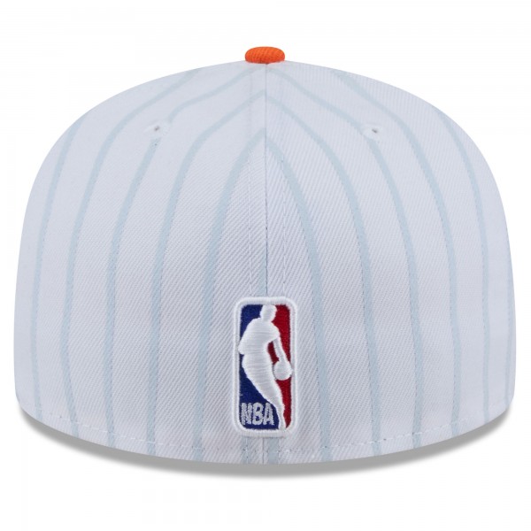 Бейсболка New York Knicks New Era 2024/25 City Edition 59FIFTY - White