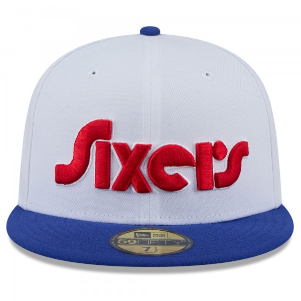 Бейсболка Philadelphia 76ers New Era 2024/25 City Edition 59FIFTY - White
