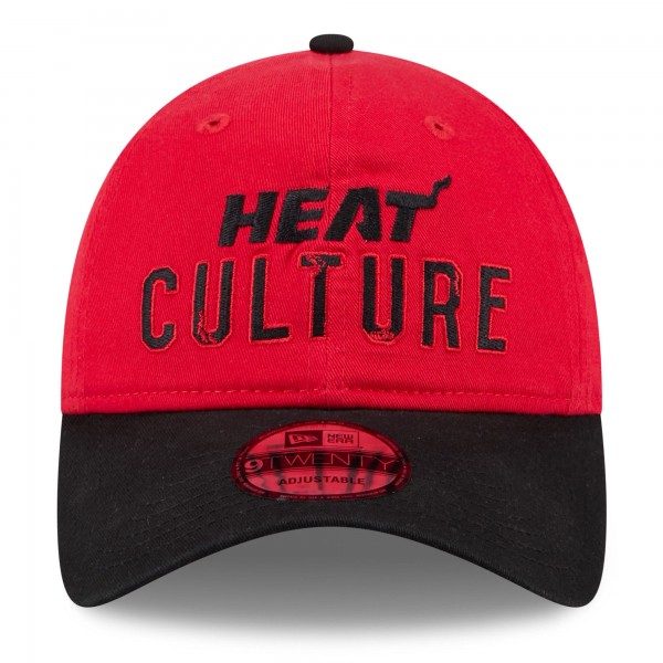 Бейсболка Miami Heat New Era 2024/25 City Edition 9TWENTY - Red