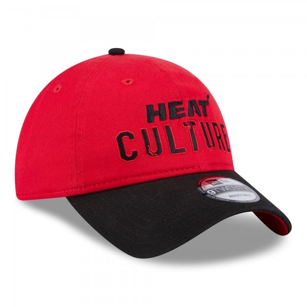 Бейсболка Miami Heat New Era 2024/25 City Edition 9TWENTY - Red