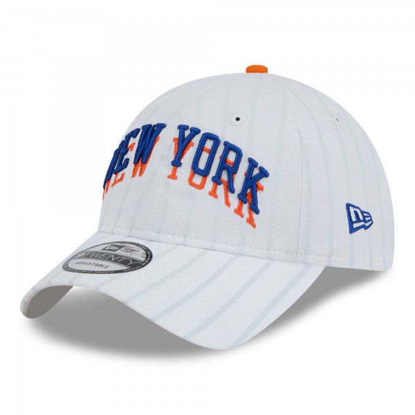 Бейсболка New York Knicks New Era 2024/25 City Edition 9TWENTY - White