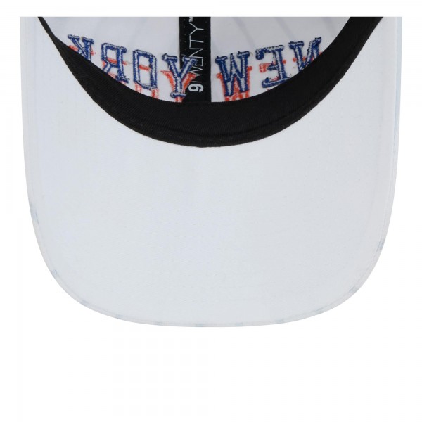 Бейсболка New York Knicks New Era 2024/25 City Edition 9TWENTY - White