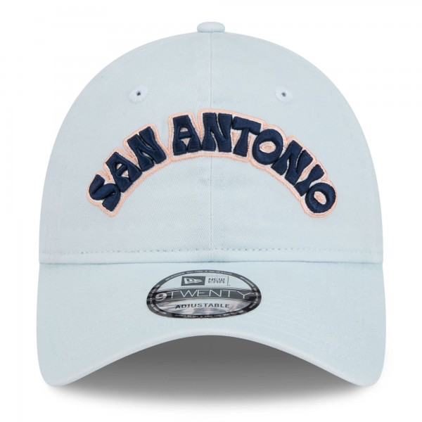 Бейсболка San Antonio Spurs New Era 2024/25 City Edition 9TWENTY - Light Blue