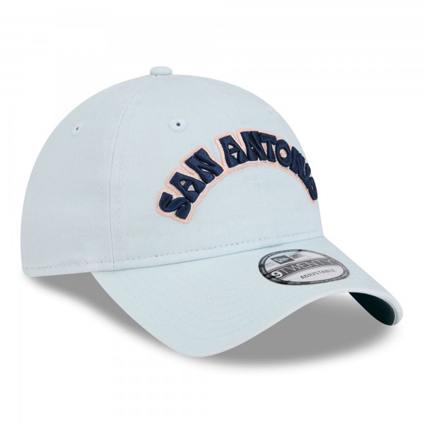 Бейсболка San Antonio Spurs New Era 2024/25 City Edition 9TWENTY - Light Blue