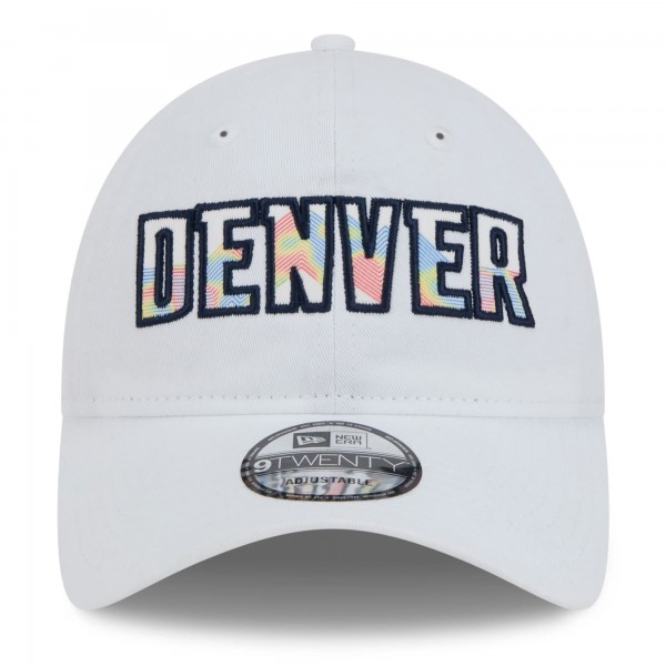Бейсболка Denver Nuggets New Era 2024/25 City Edition 9TWENTY - White