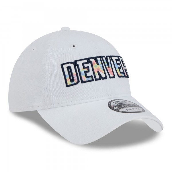 Бейсболка Denver Nuggets New Era 2024/25 City Edition 9TWENTY - White