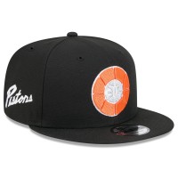 Бейсболка Detroit Pistons New Era 2024/25 City Edition Alternate 9FIFTY - Black