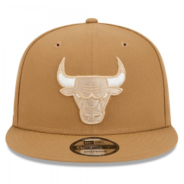Бейсболка Chicago Bulls New Era 2024/25 City Edition Alternate 9FIFTY - Tan