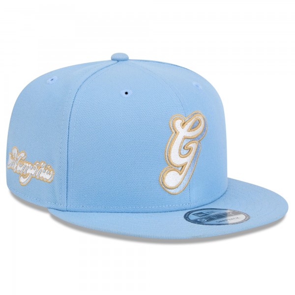Бейсболка Memphis Grizzlies New Era 2024/25 City Edition Alternate 9FIFTY - Light Blue