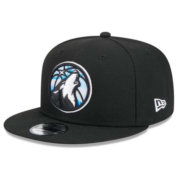 Бейсболка Minnesota Timberwolves New Era 2024/25 City Edition Alternate 9FIFTY - Black