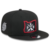 Бейсболка Portland Trail Blazers New Era 2024/25 City Edition Alternate 9FIFTY - Black