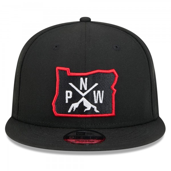 Бейсболка Portland Trail Blazers New Era 2024/25 City Edition Alternate 9FIFTY - Black