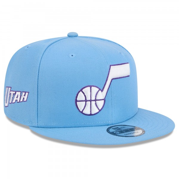 Бейсболка Utah Jazz New Era 2024/25 City Edition Alternate 9FIFTY - Light Blue