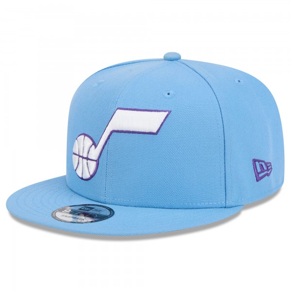 Бейсболка Utah Jazz New Era 2024/25 City Edition Alternate 9FIFTY - Light Blue