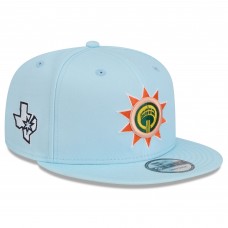 Бейсболка San Antonio Spurs New Era 2024/25 City Edition Alternate 9FIFTY - Light Blue