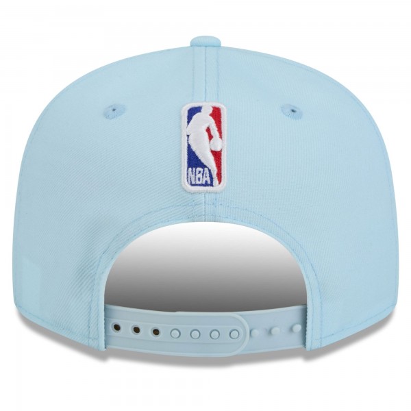 Бейсболка San Antonio Spurs New Era 2024/25 City Edition Alternate 9FIFTY - Light Blue