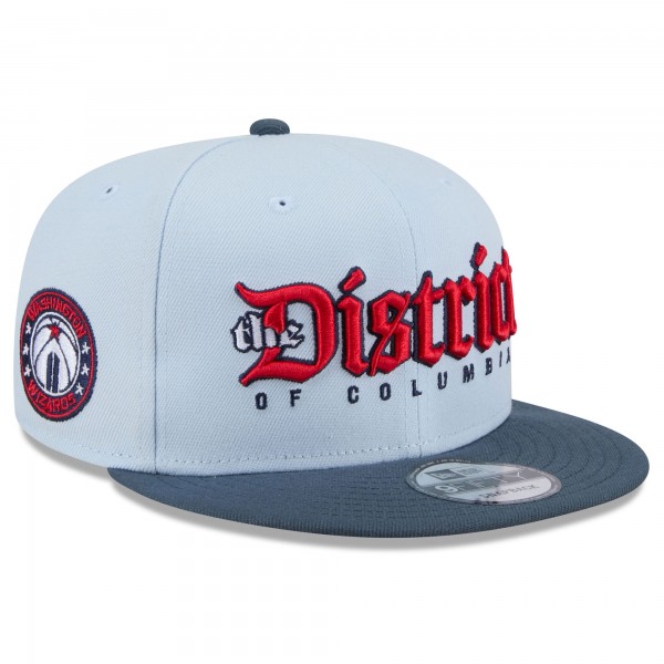 Бейсболка Washington Wizards New Era 2024/25 City Edition 9FIFTY - Light Blue