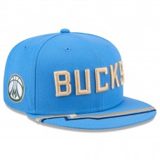 Бейсболка Milwaukee Bucks New Era 2024/25 City Edition 9FIFTY - Blue
