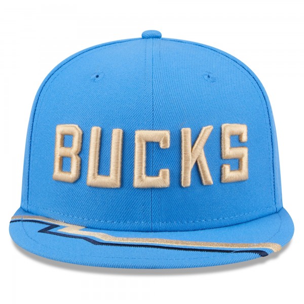 Бейсболка Milwaukee Bucks New Era 2024/25 City Edition 9FIFTY - Blue