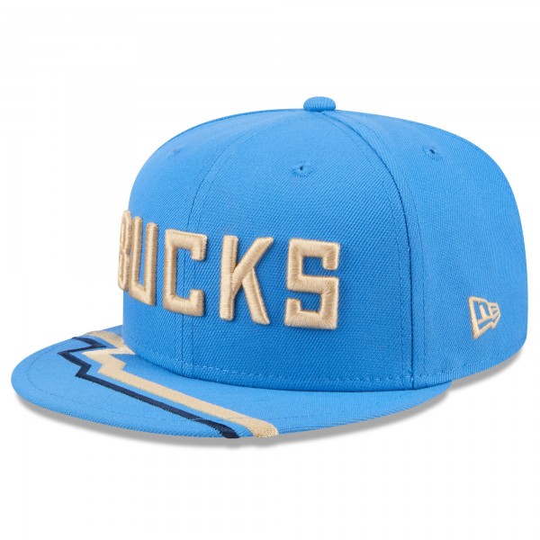 Бейсболка Milwaukee Bucks New Era 2024/25 City Edition 9FIFTY - Blue