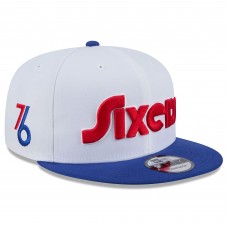 Бейсболка Philadelphia 76ers New Era 2024/25 City Edition 9FIFTY - White