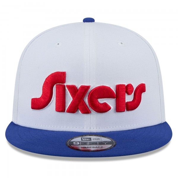 Бейсболка Philadelphia 76ers New Era 2024/25 City Edition 9FIFTY - White