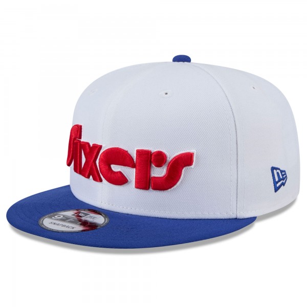Бейсболка Philadelphia 76ers New Era 2024/25 City Edition 9FIFTY - White