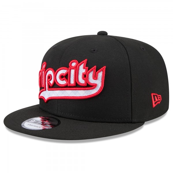 Бейсболка Portland Trail Blazers New Era 2024/25 City Edition 9FIFTY - Black