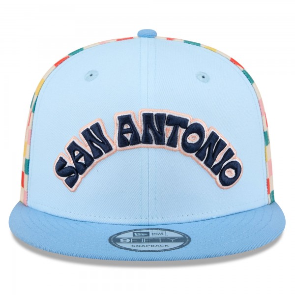 Бейсболка San Antonio Spurs New Era 2024/25 City Edition 9FIFTY - Light Blue