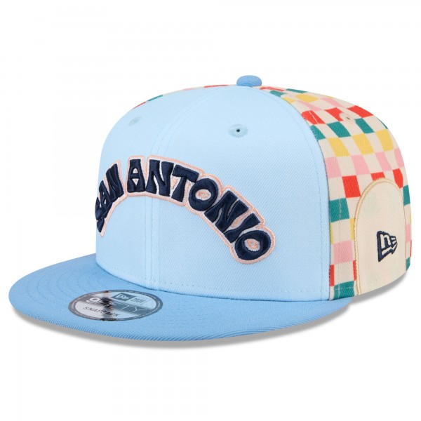 Бейсболка San Antonio Spurs New Era 2024/25 City Edition 9FIFTY - Light Blue