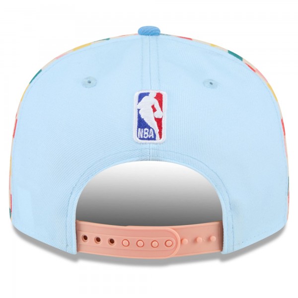 Бейсболка San Antonio Spurs New Era 2024/25 City Edition 9FIFTY - Light Blue