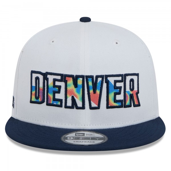 Бейсболка Denver Nuggets New Era 2024/25 City Edition 9FIFTY - White