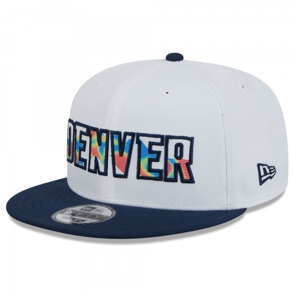 Бейсболка Denver Nuggets New Era 2024/25 City Edition 9FIFTY - White