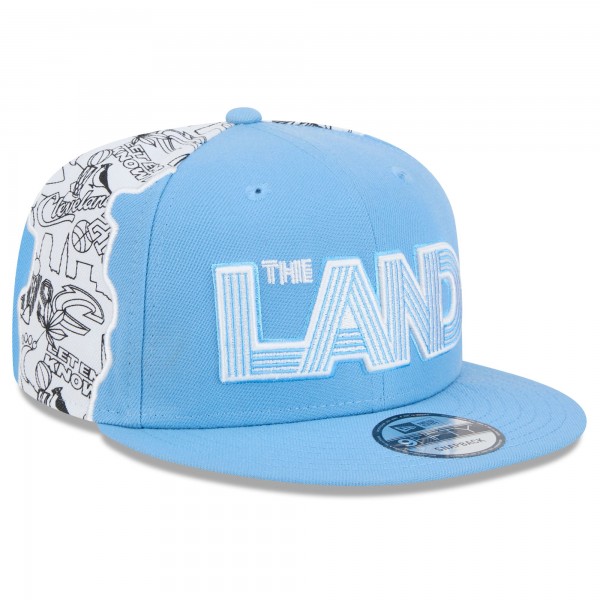 Бейсболка Cleveland Cavaliers New Era 2024/25 City Edition 9FIFTY - Light Blue