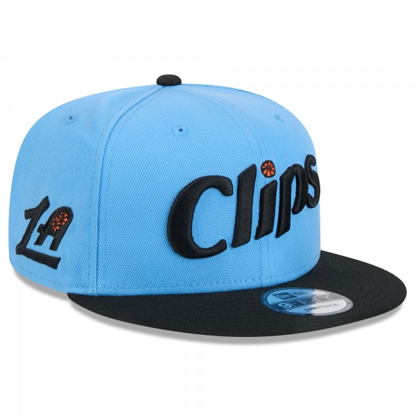 Бейсболка LA Clippers New Era 2024/25 City Edition 9FIFTY - Light Blue