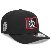 Бейсболка Portland Trail Blazers New Era 2024/25 City Edition 9SEVENTY - Black