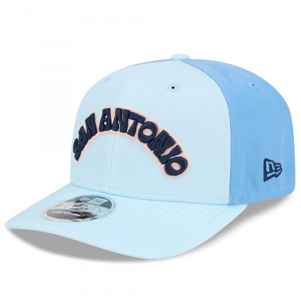 Бейсболка San Antonio Spurs New Era 2024/25 City Edition 9SEVENTY - Light Blue