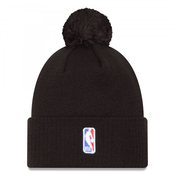 Шапка с помпоном Portland Trail Blazers New Era 2024/25 City Edition Cuffed Knit - Black