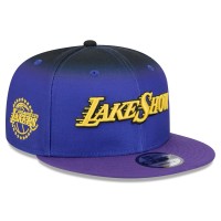 Бейсболка Los Angeles Lakers New Era Youth 2024/25 City Edition 9FIFTY - Purple