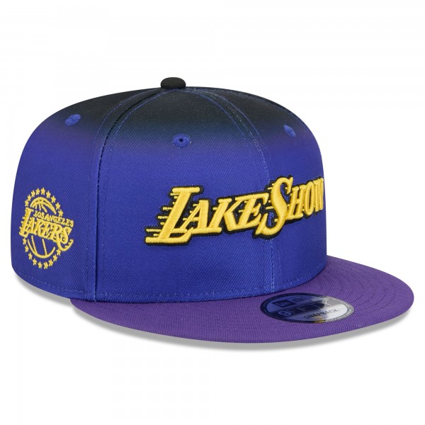 Бейсболка Los Angeles Lakers New Era Youth 2024/25 City Edition 9FIFTY - Purple