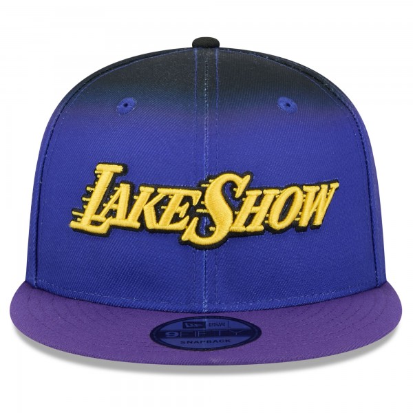 Бейсболка Los Angeles Lakers New Era Youth 2024/25 City Edition 9FIFTY - Purple
