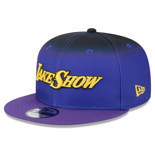 Бейсболка Los Angeles Lakers New Era Youth 2024/25 City Edition 9FIFTY - Purple
