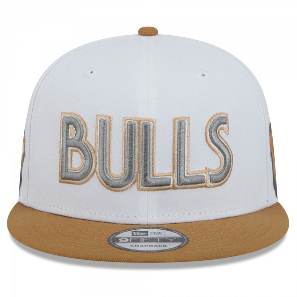 Бейсболка Youth Chicago Bulls New Era White 2024/25 City Edition 9FIFTY