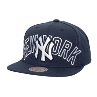 New York Yankees Mitchell & Ness Navy Full Frontal Snapback Hat